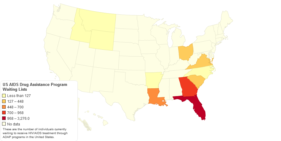 Us Aids Drug Assistance Program Waiting Lists