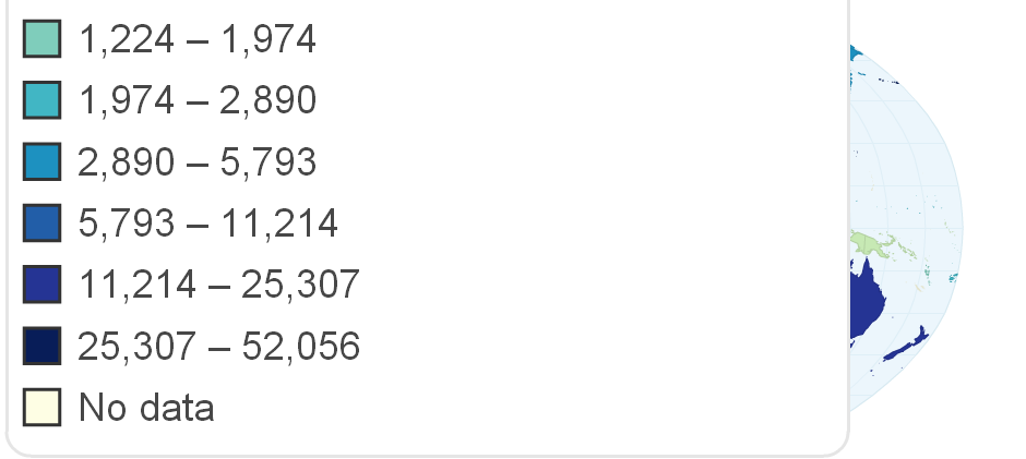 GDP Per Capita Constant 2000 US $  By Dorothy