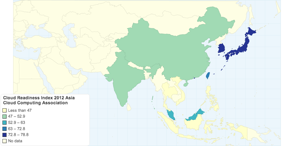 Cloud Readiness Index 2012 Asia Cloud Computing Association