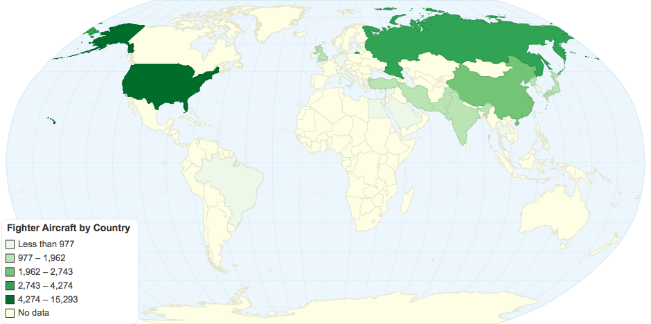 Fighter Aircraft by Country