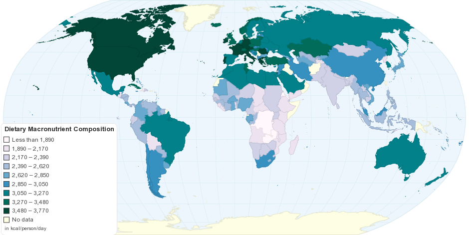 Dietary Macronutrient Composition per capita
