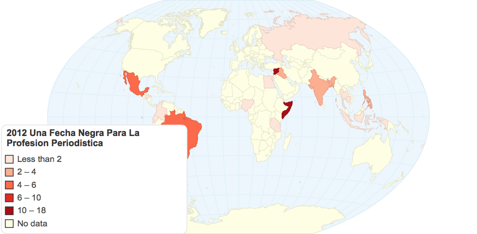 2012 Una Fecha Negra Para La Profesion Periodistica