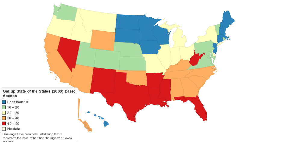 Gallup State of the States (2009) Basic Access