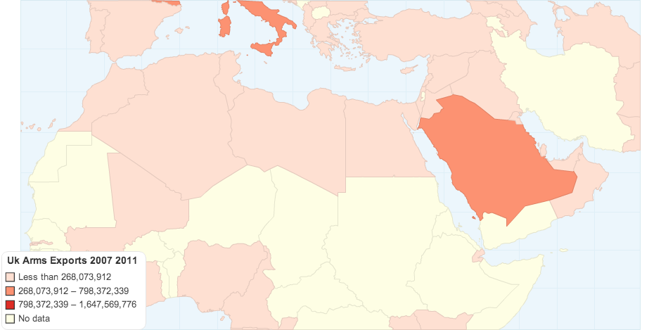 Uk Arms Exports 2007 2011