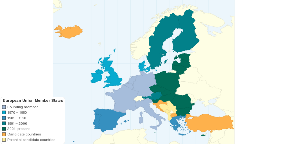 european union members. List of European Union Member