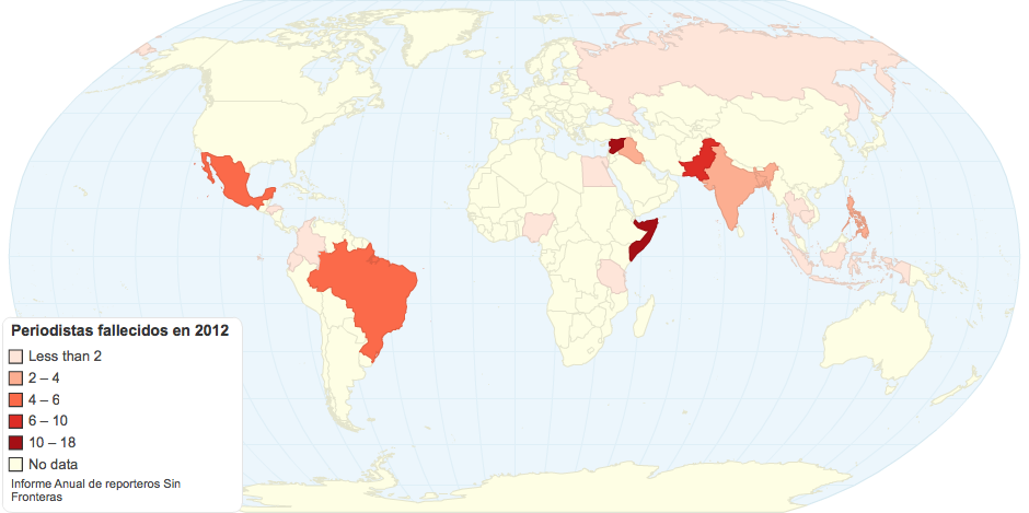 Periodistas fallecidos en 2012