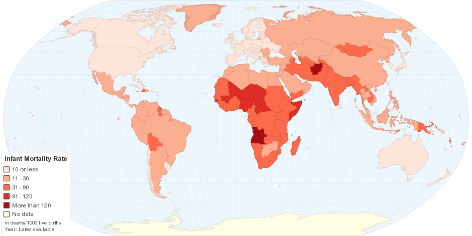 Current World Infant Mortality Rate