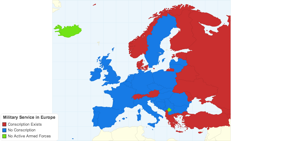 Military Service in Europe