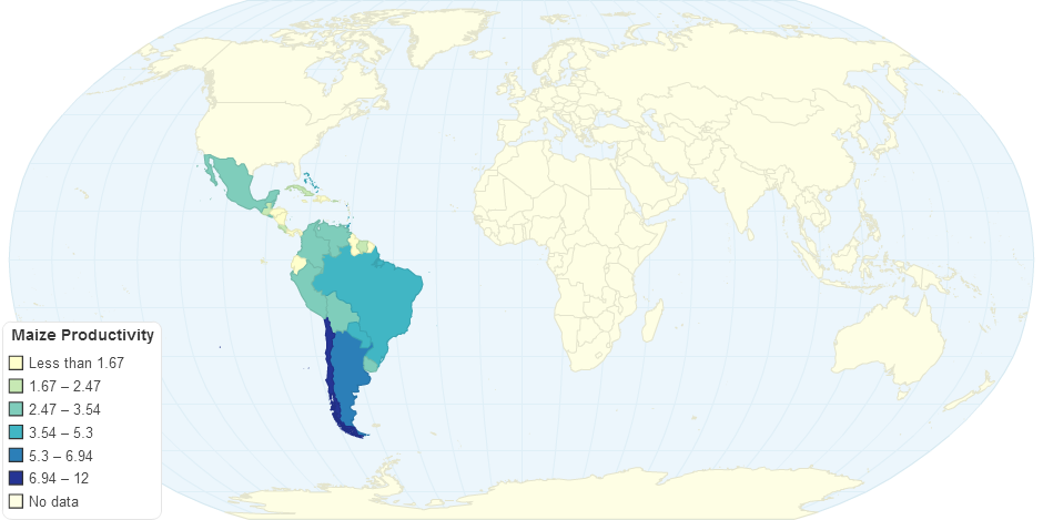 Maize Productivity in Latin America and the Caribbean