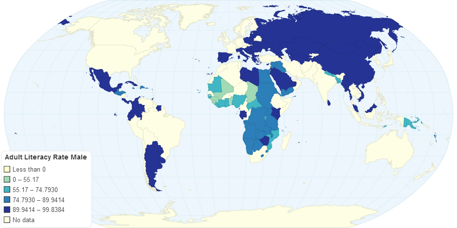 Adult Literacy Rate Male