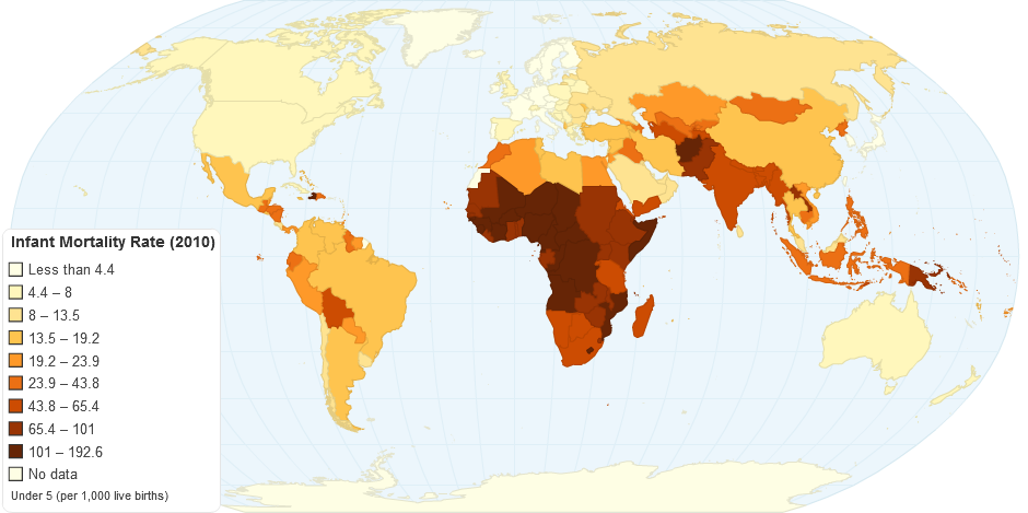Infant Mortality Rate (2010)