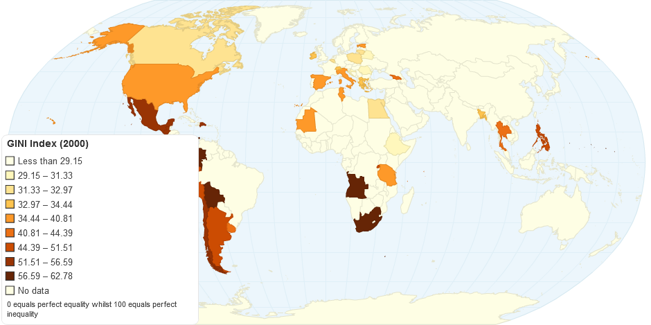 GINI Index (2000)