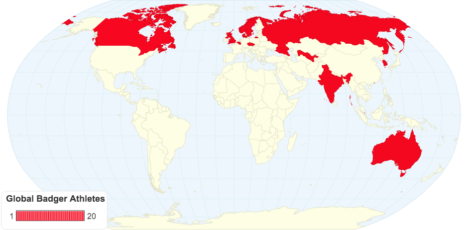 Global Badger Athletes