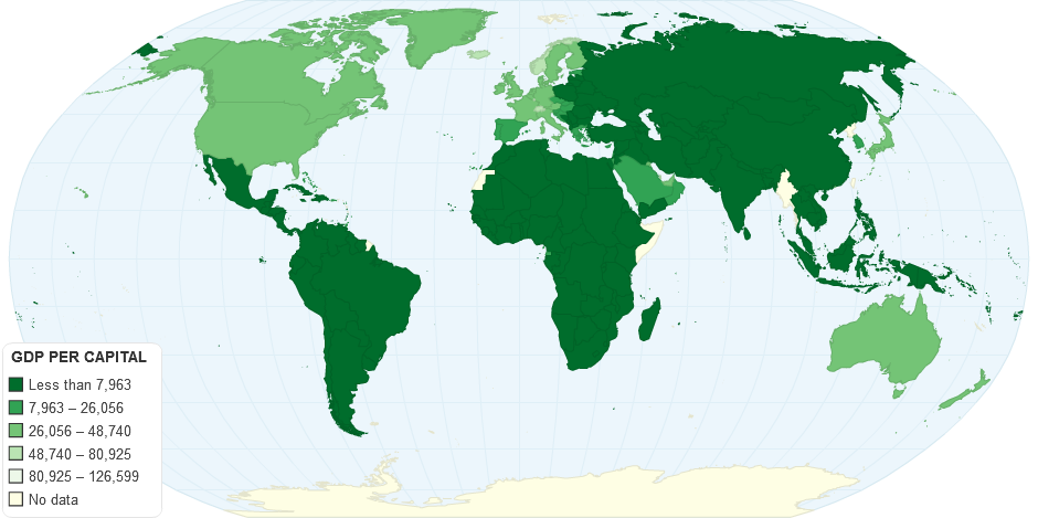 Gdp Per Capital Constant Us 2005