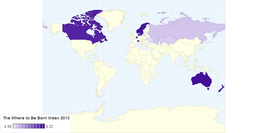 The Where to Be Born Index 2013