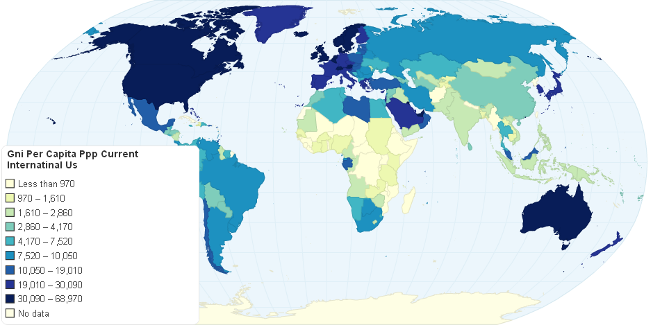 Gni Per Capita Ppp Current Internatinal Us