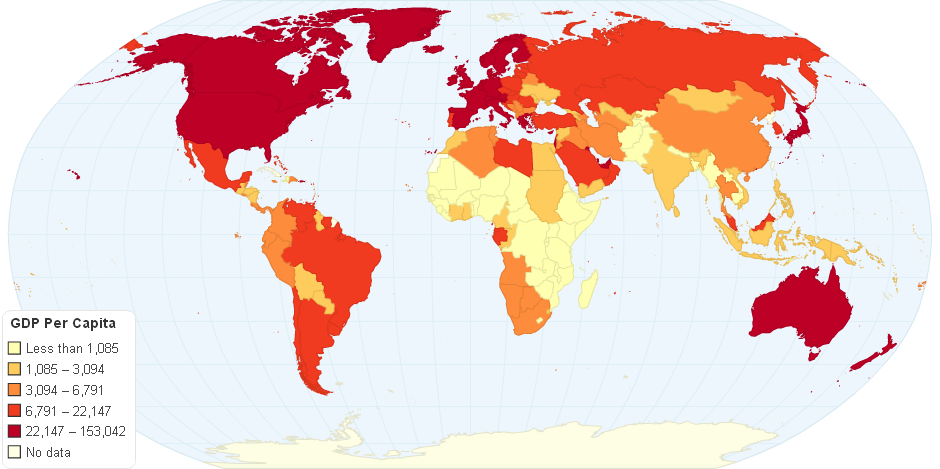 Gdp Per Capita Current Us for the Year 2009