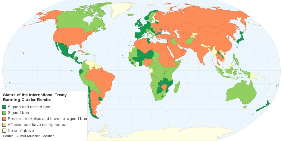 Worldwide Ban on Cluster Bombs