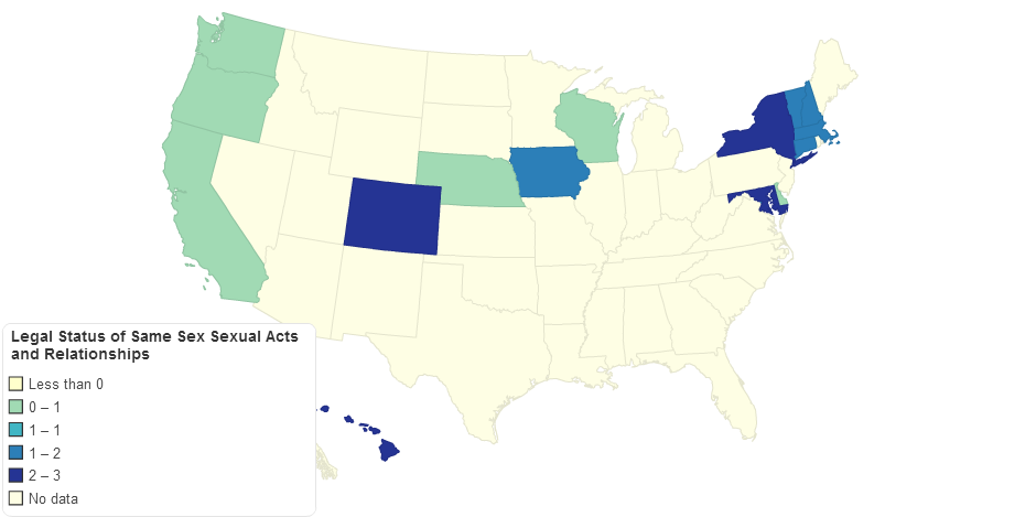 Legal Status of Same Sex Sexual Acts and Relationships