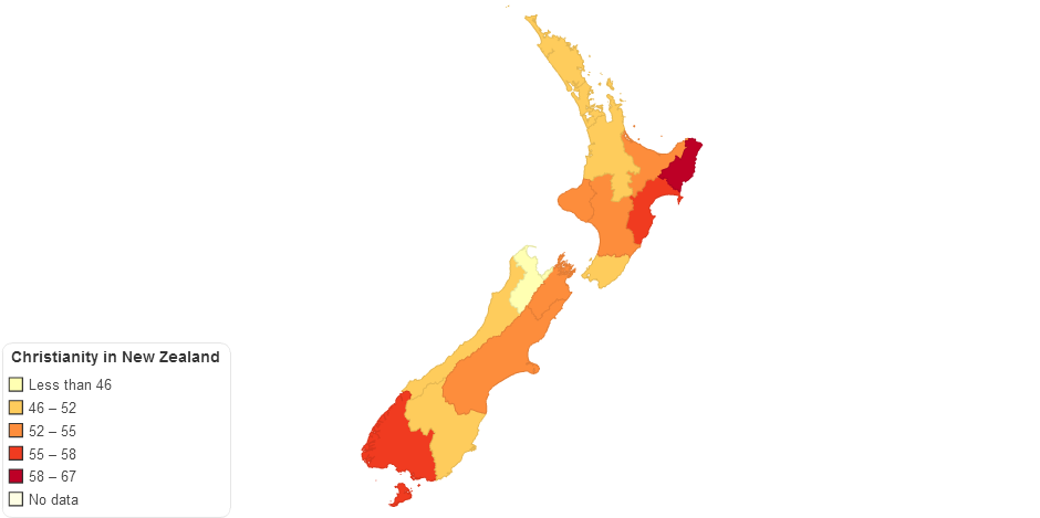 Christianity in New Zealand, 2006