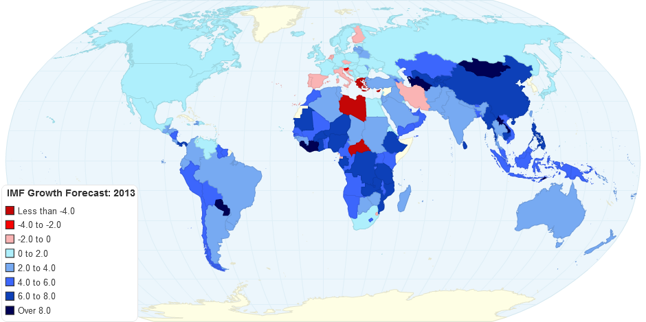 Imf Growth Forecast 2013