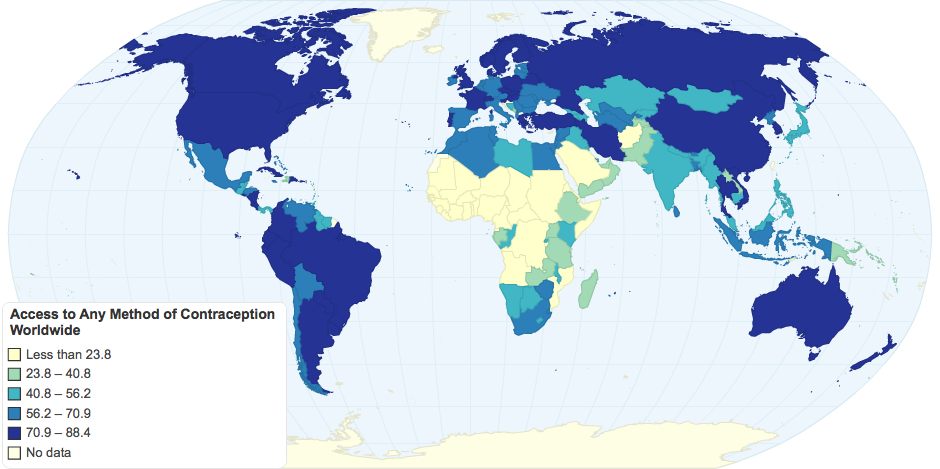 Access to Any Method of Contraception Worldwide