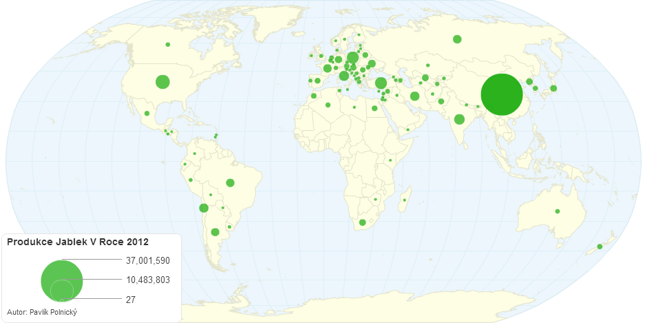 Produkce Jablek V Roce 2012