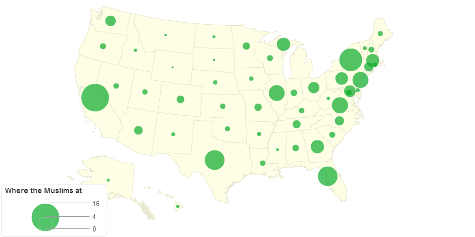 Halal restaurants across US