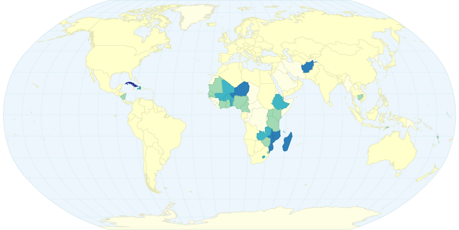 Fixed Broadband Prices by GNI per capita  (2012)