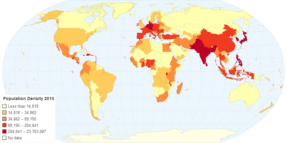 Population Density World 4215