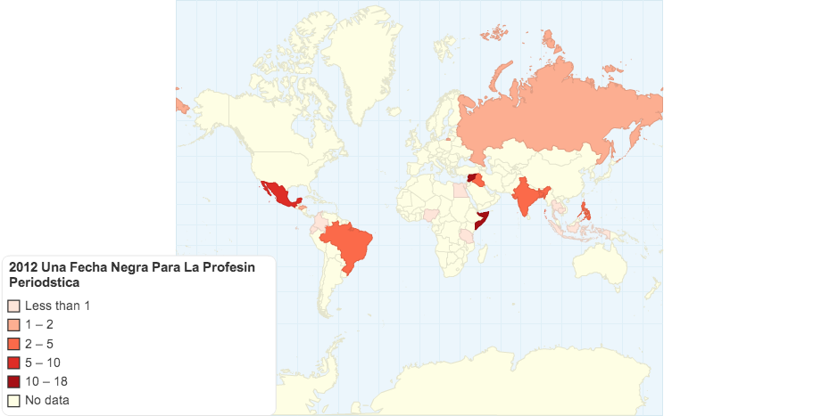 2012 Una Fecha Negra Para La Profesin Periodstica