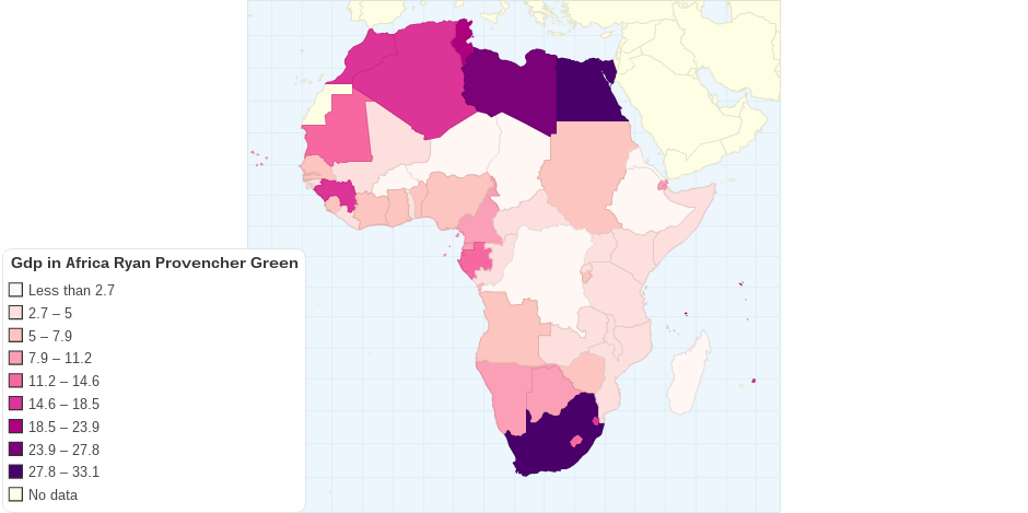 Gdp in Africa Ryan Provencher Green