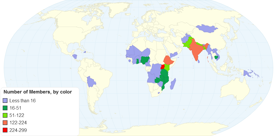 SecureNutrition members in IDA and Blend countries