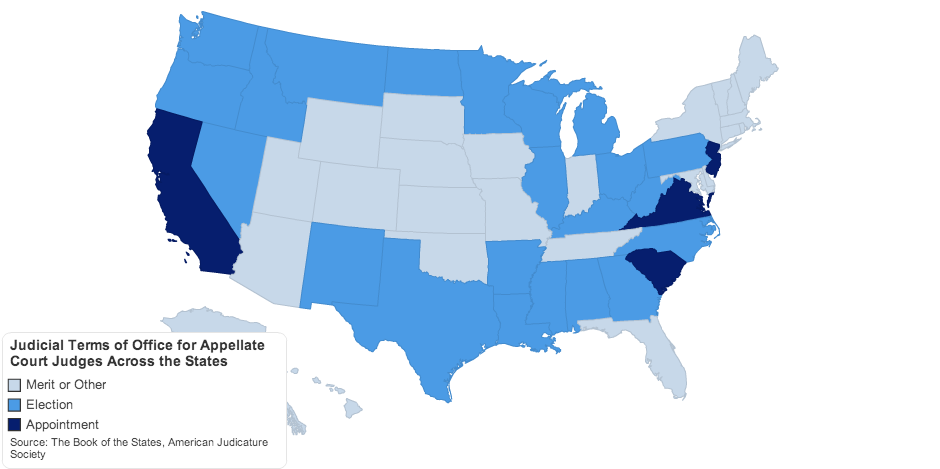 Judicial Selection Methods for Appellate Courts