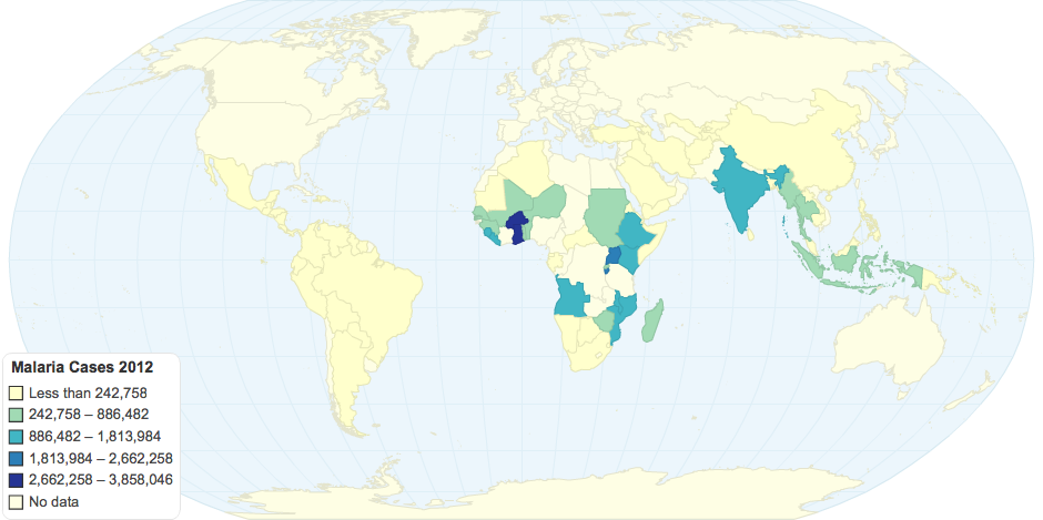 Malaria Cases 2012