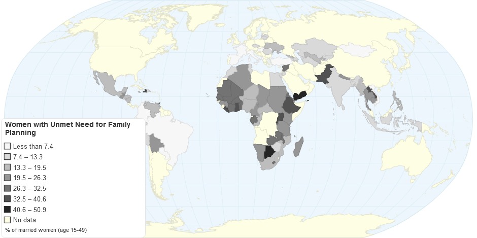 Women with Unmet Need for Family Planning