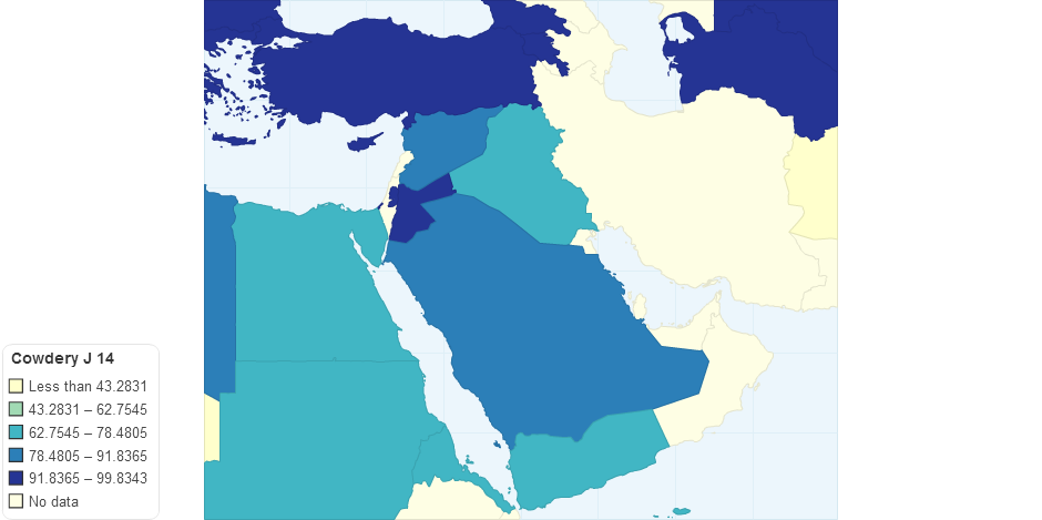 world literacy rate map