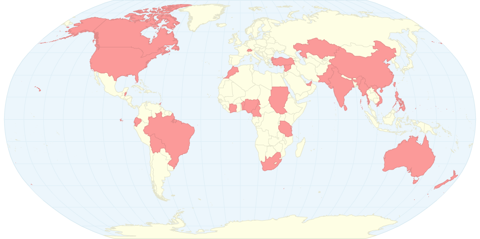 Countries Whose Capital is Not Their Largest City