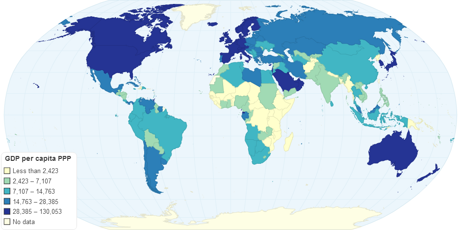 Gdp Per Capita Ppp