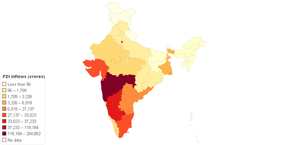 Fdi Equity Inflows April 2000 to April 2011