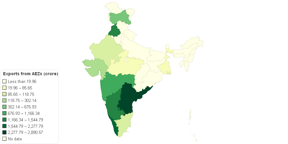 Exports from Agricultural Export Zones 2010