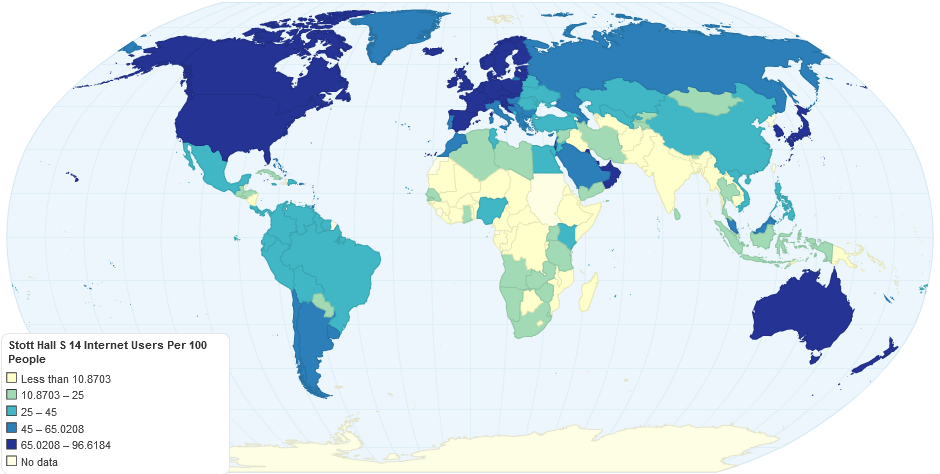 Stott Hall S 14 Internet Users Per 100 People