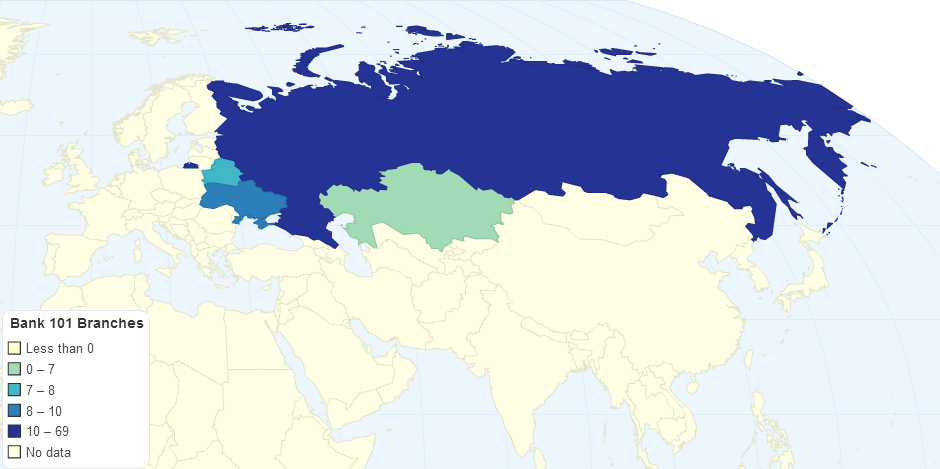 Bank 101 Branches