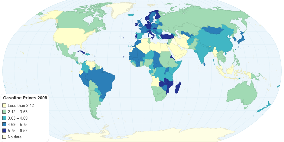 Gasoline Prices 2008