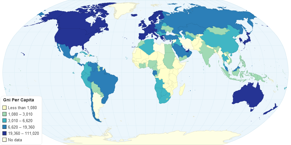 GNI per capita, Atlas method (current US$)
