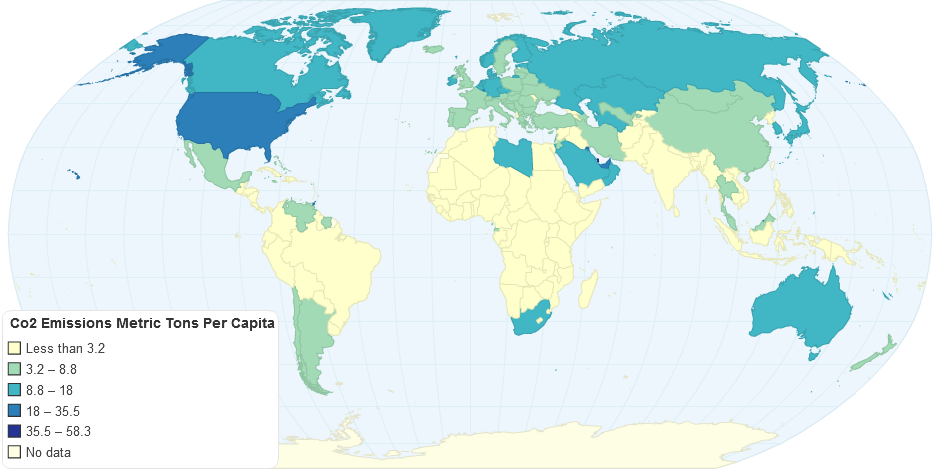 Co2 Emissions Metric Tons Per Capita