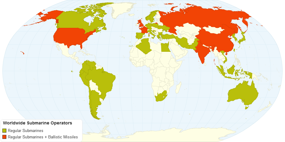 Worldwide Submarine Operators