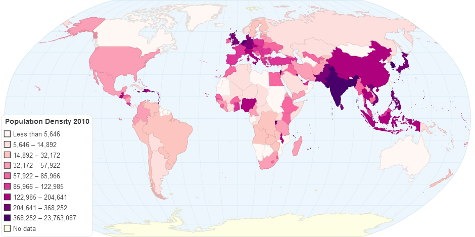 Population Density 2010