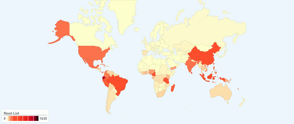 Threatened Species of Plants in each Country