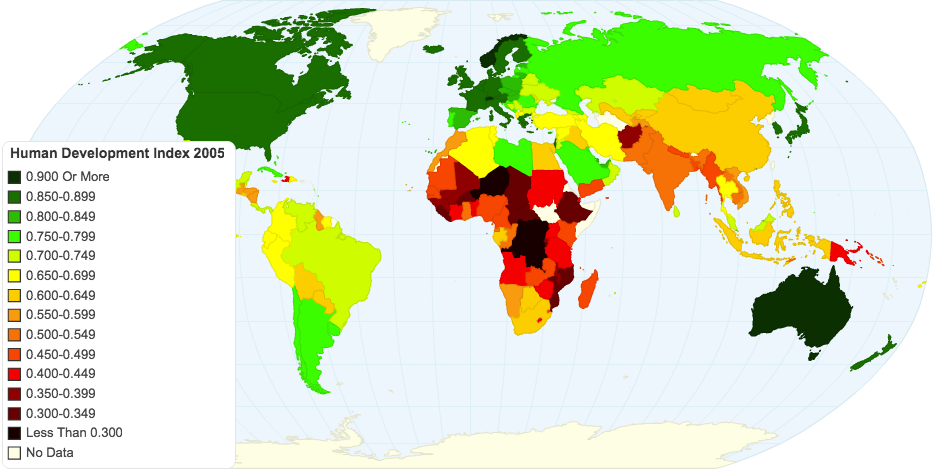 Human Development Index 2005